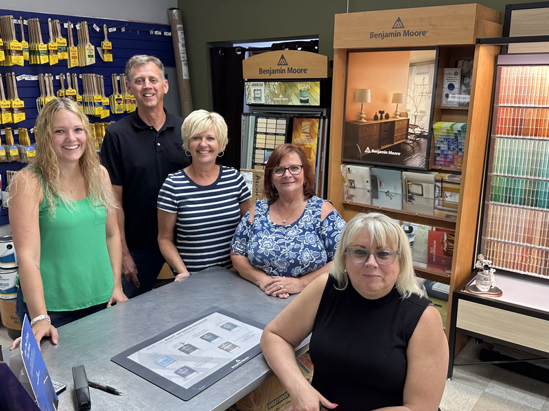 The Towne Interiors staff team photo